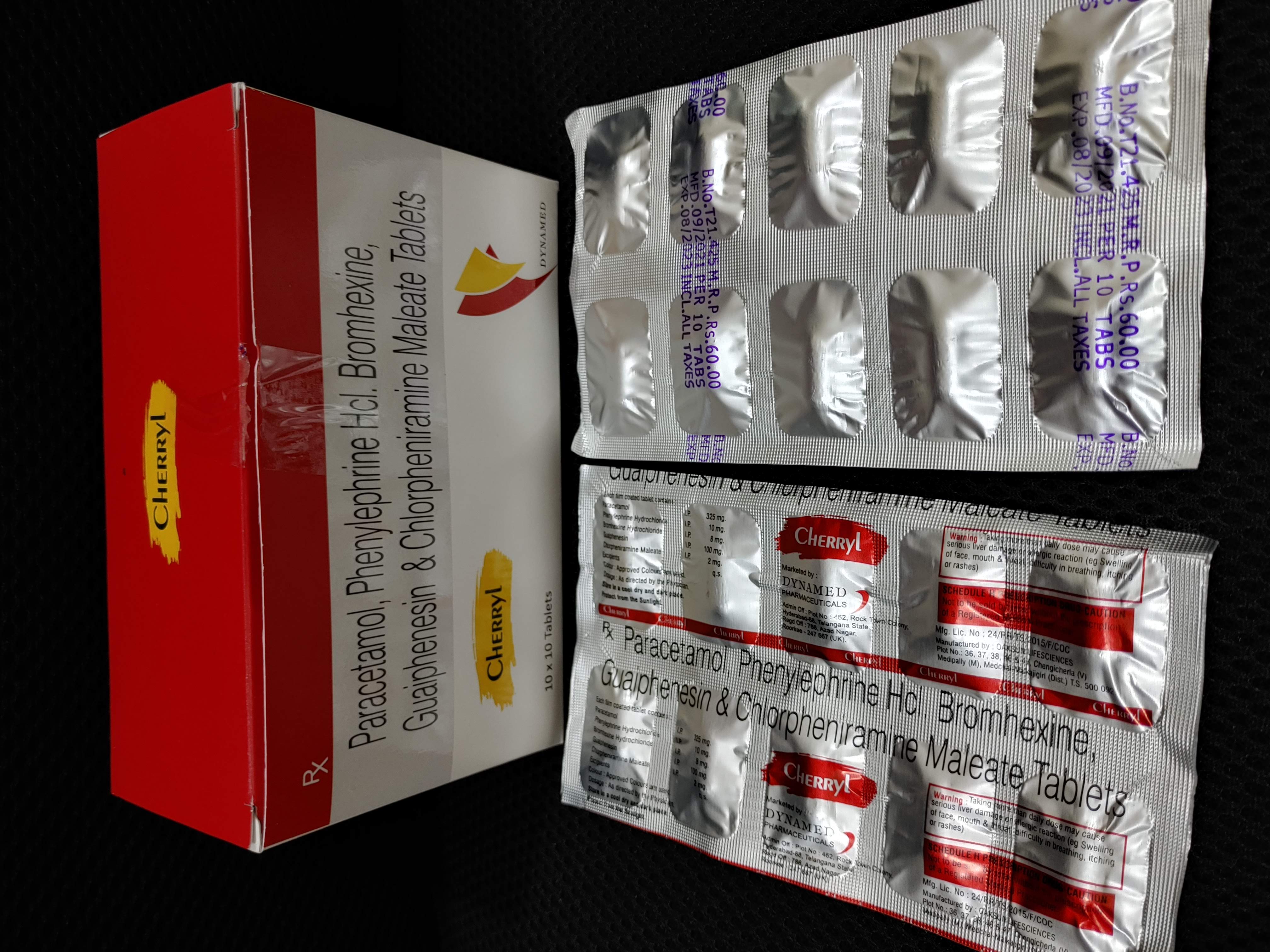 Cherryl tabs